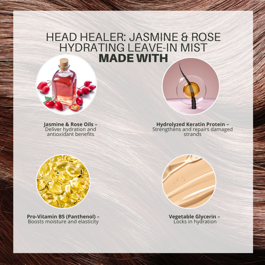 Head Healer: Jasmine & Rose Hydrating Leave-In Mist