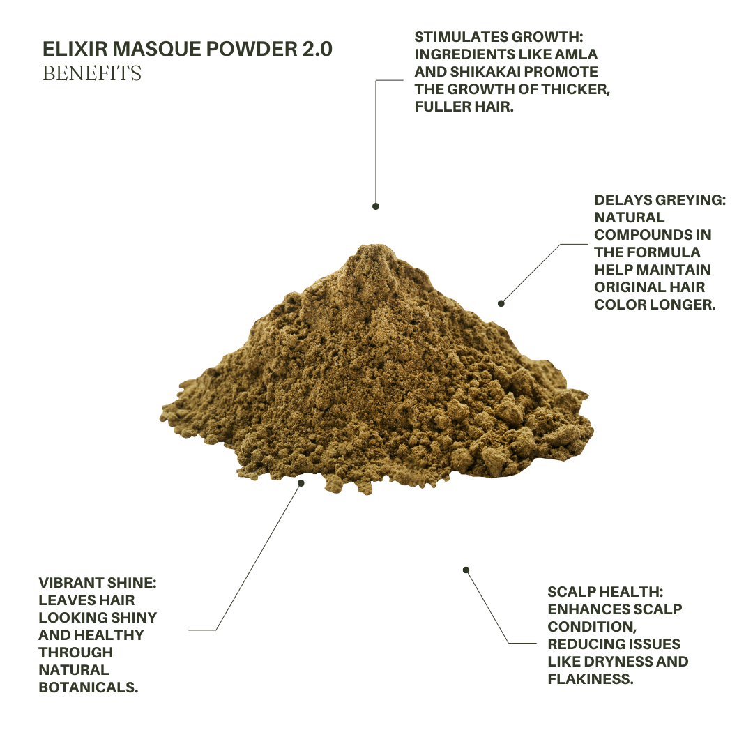 Elixir Masque Powder 2.0: For Hair Growth & Anti-Grey