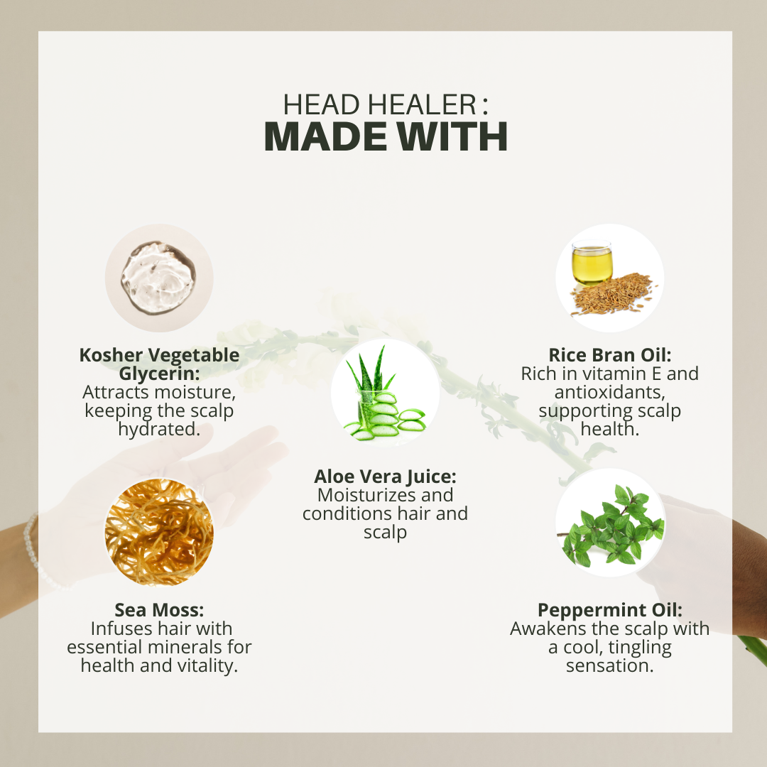Head Healer: Sea Moss & Peppermint Leave-In Detangle Mist