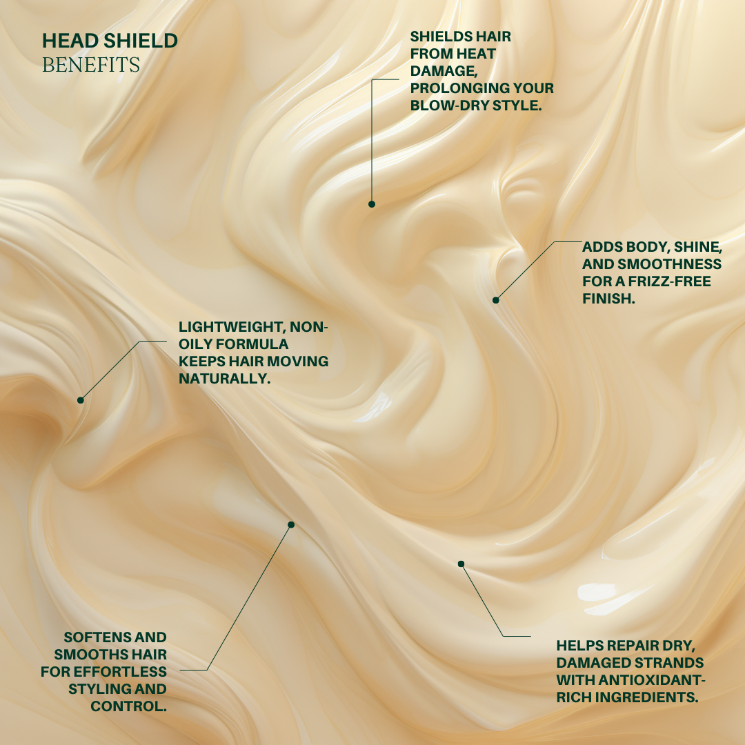 Head Shield: Keratin Protein Heat Protector & Blow Dry Cream