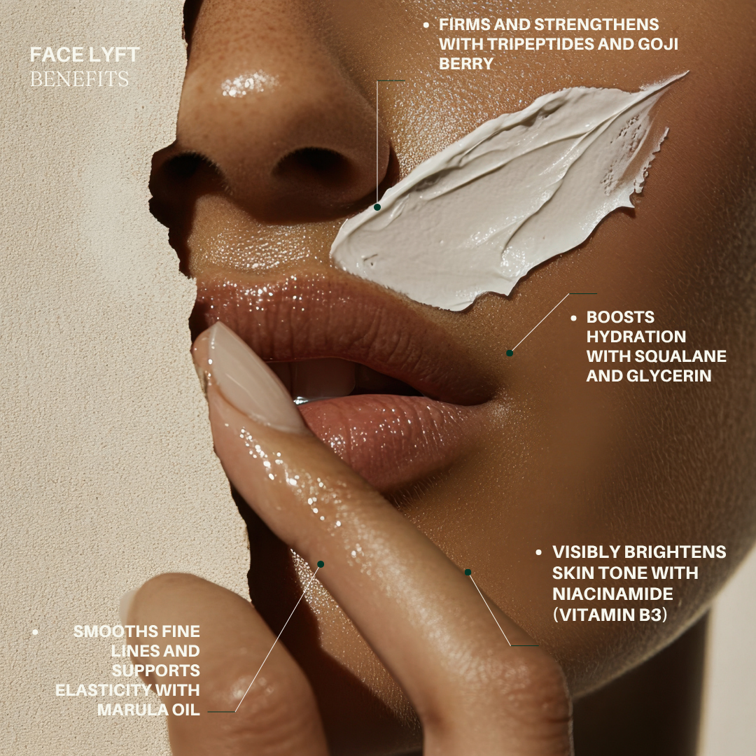Face Lyft: Hydrating + Firming Face Moisturizer w/ Niacinamide & Squalane