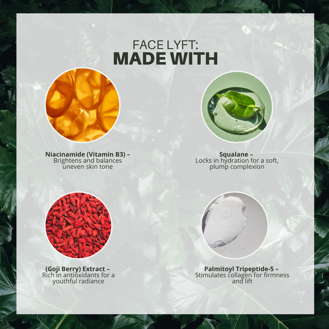 Face Lyft: Hydrating + Firming Face Moisturizer w/ Niacinamide & Squalane