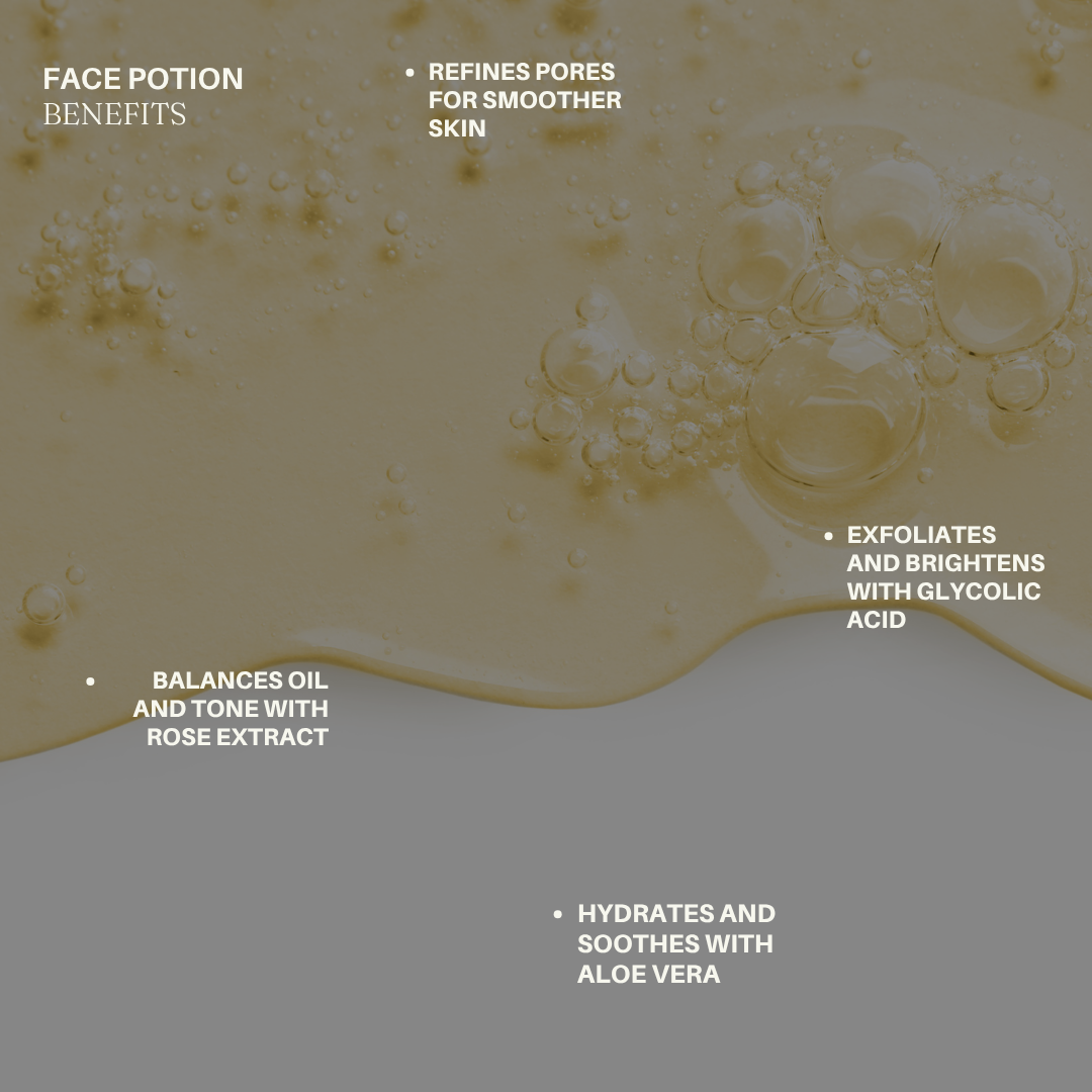 Face Potion: Pore Refining Toner with 7% Glycolic Acid