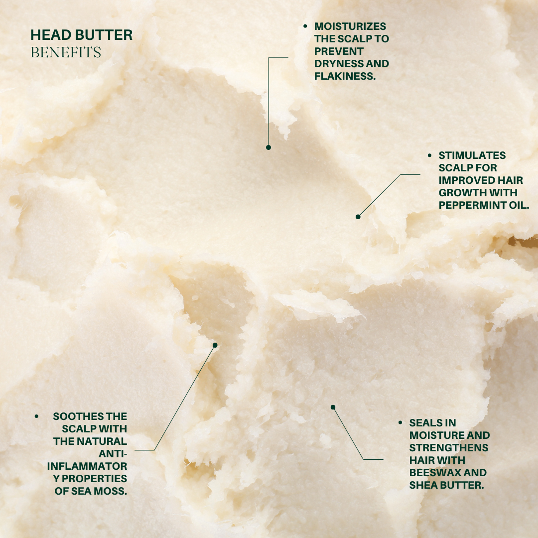 Head Butter:  Sea Moss & Beeswax Growth Balm