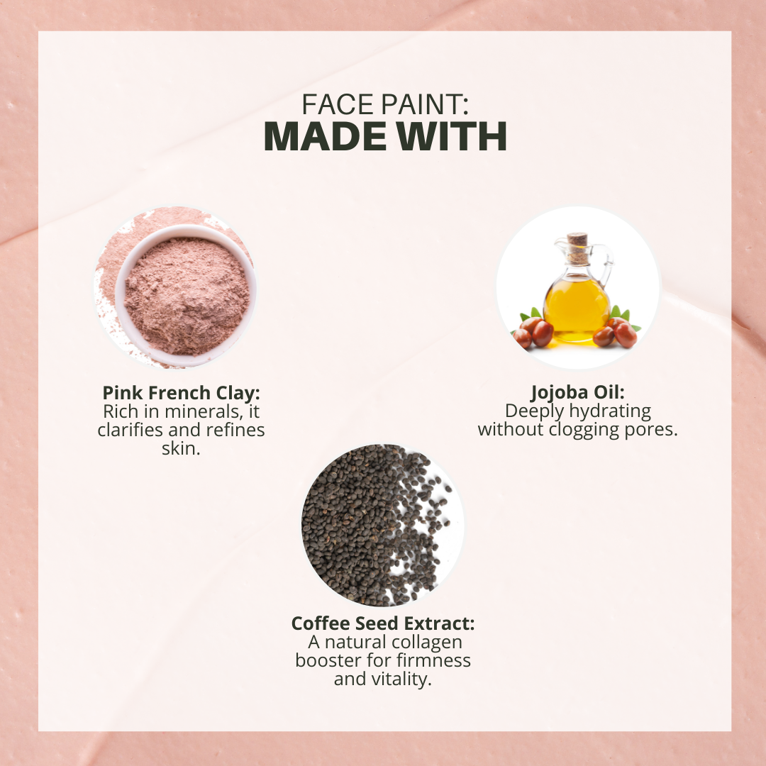 Face Paint: Pink Clay Mask